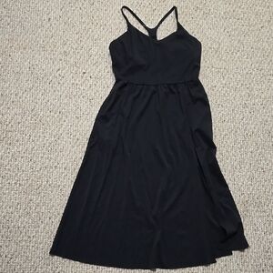 Elegant Black Sporty Women's Dress